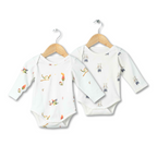 Organic Cotton Long Sleeve Bodysuit (Pack of 2)