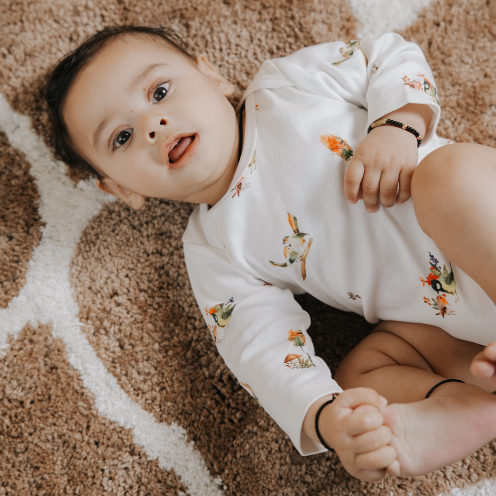 Organic Cotton Long Sleeve Bodysuit (Pack of 2)