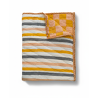 Mulmul 5-Pc Cot Bedding Set (Quilt) - Soft Rainbow