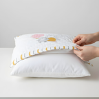 Organic Cotton 4-Pc Mini Cot Set - Penguin Party