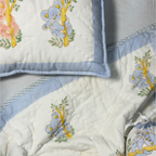 Mulmul 5-Pc Cot Bedding Set (Quilt) - Koala