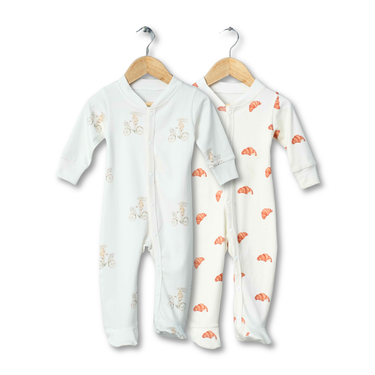 Organic Cotton Footed Onesie (Pack of 2)