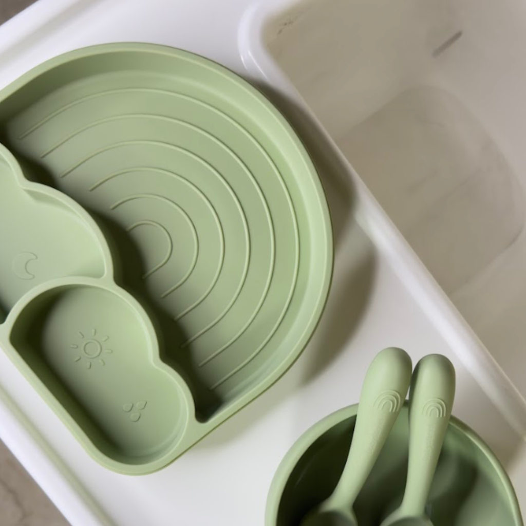 Silicone Rainbow Plate