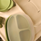Silicone Grid Plate + Lid