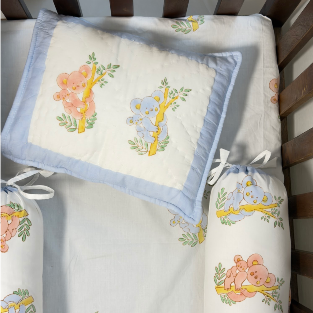 3-Pc Pillow & Bolster Set - Koala