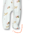 Organic Cotton Footed Onesie - Nature's Melody