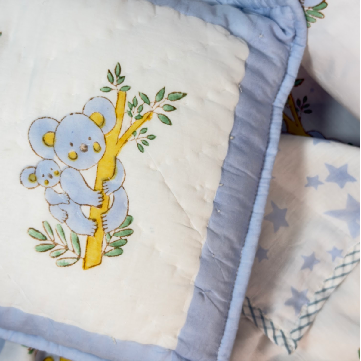 3-Pc Pillow & Bolster Set - Koala