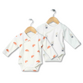 Organic Cotton Kimono Romper (Pack of 2)