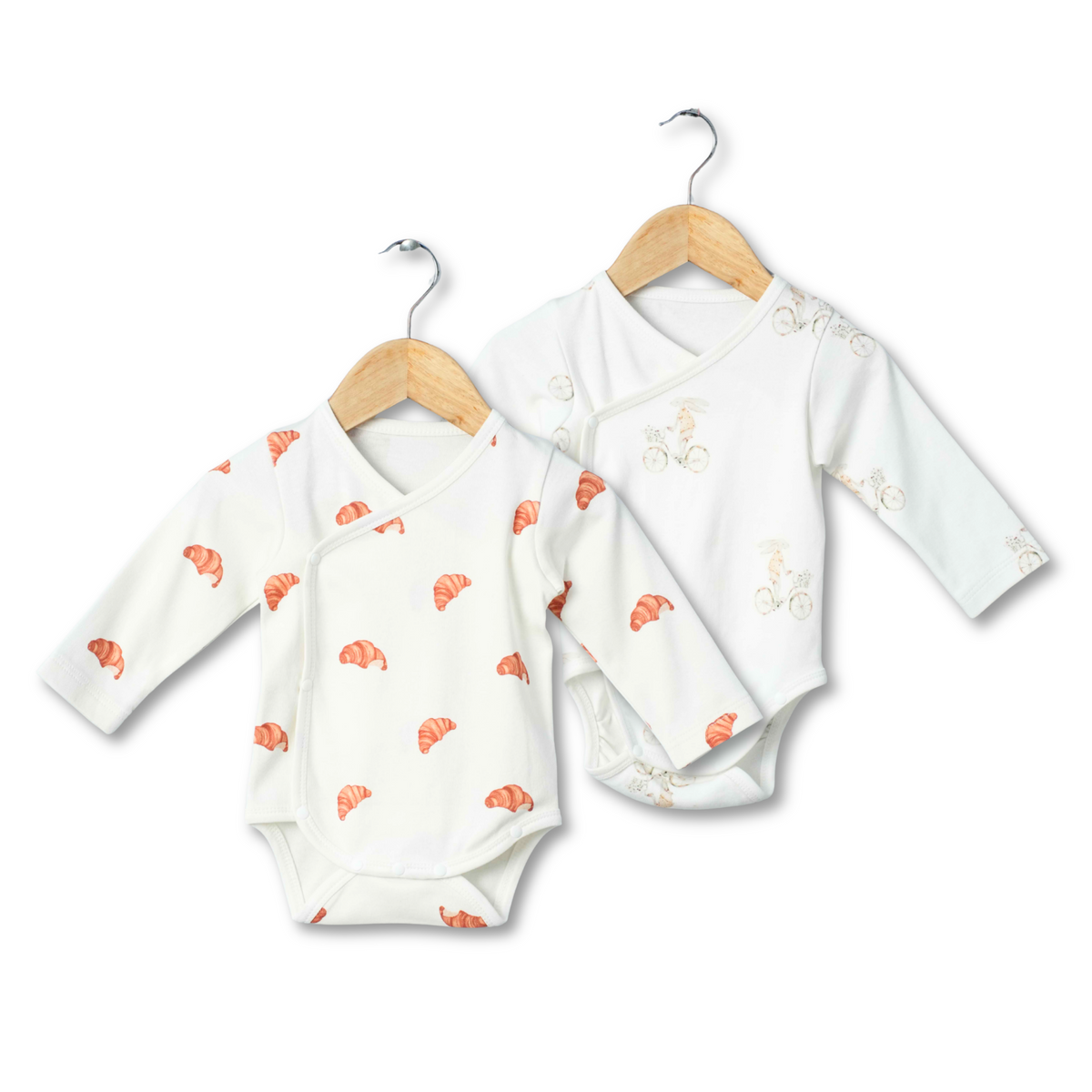 Organic Cotton Kimono Romper (Pack of 2)