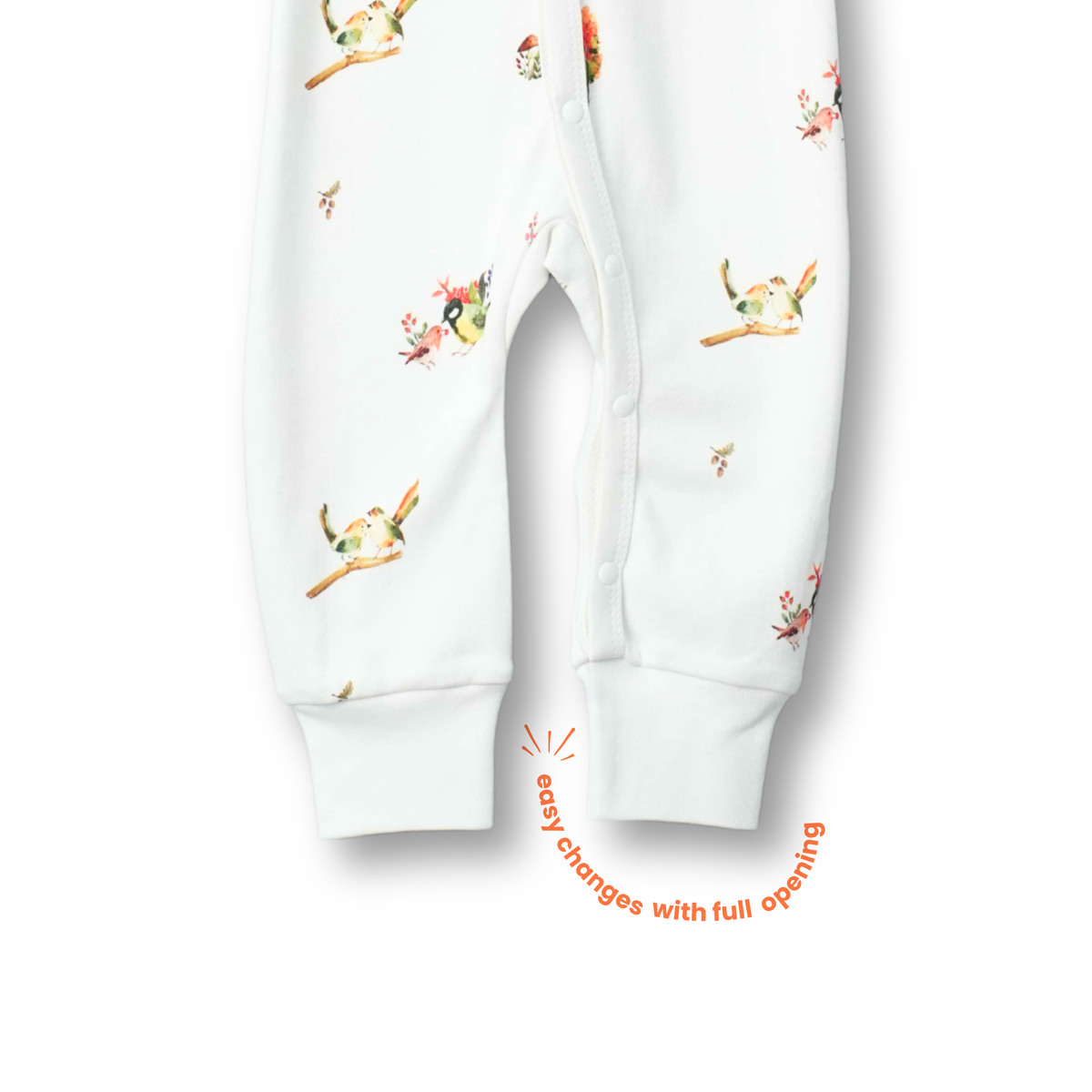 Organic Cotton Classic Romper - Nature's Melody