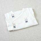 Organic Cotton Kimono Romper - Ratatouille