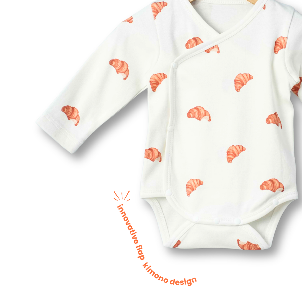 Organic Cotton Kimono Romper (Pack of 2)