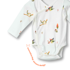Organic Cotton Kimono Romper - Nature's Melody