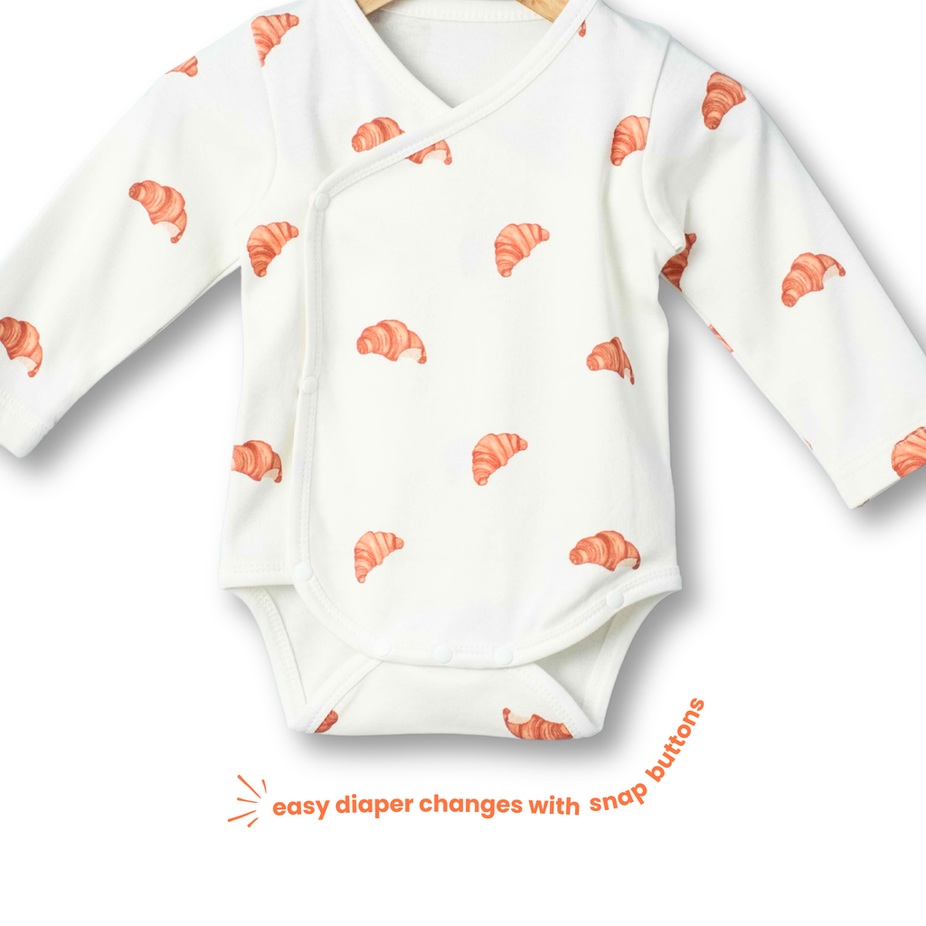 Organic Cotton Kimono Romper (Pack of 2)