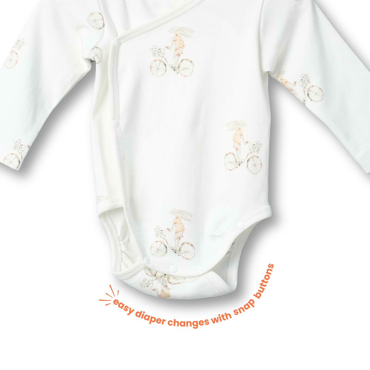 Organic Cotton Kimono Romper (Pack of 2)