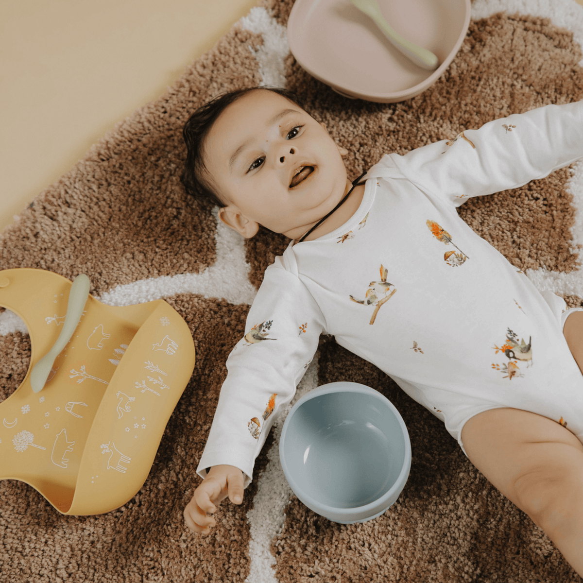 Organic Cotton Long Sleeve Bodysuit (Pack of 2)