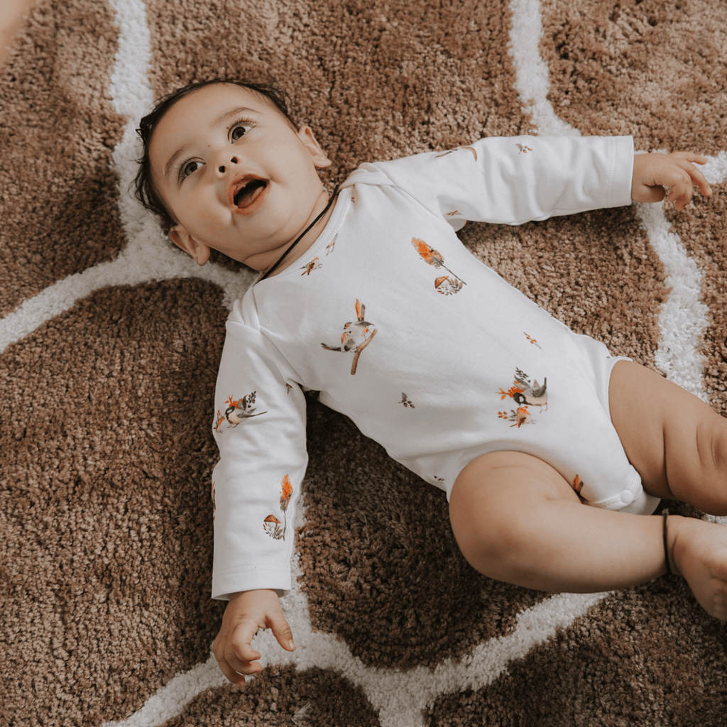 Organic Cotton Long Sleeve Bodysuit (Pack of 2)
