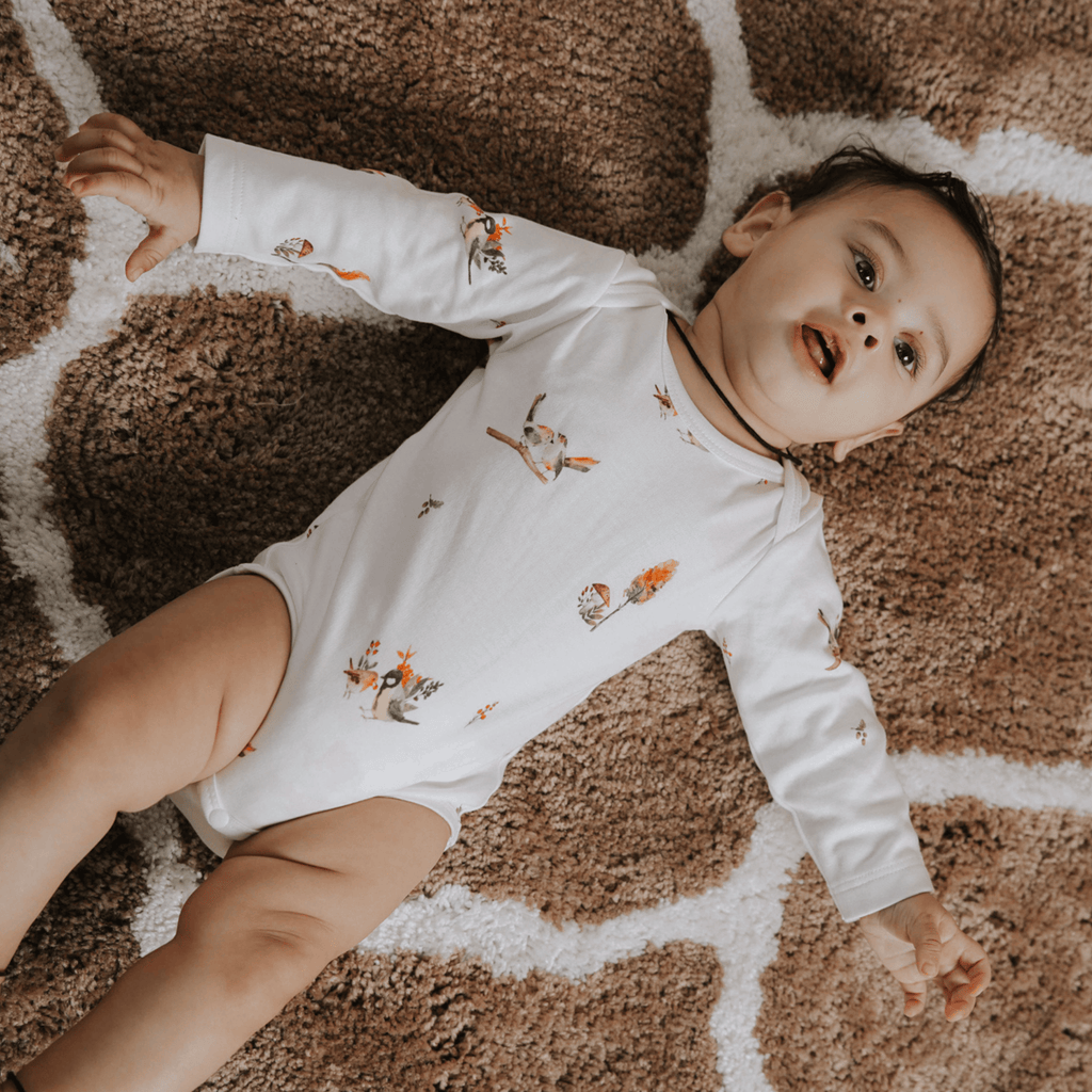 Organic Cotton Long Sleeve Bodysuit (Pack of 2)