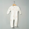 Organic Cotton Footed Onesie - Bunny Bloom