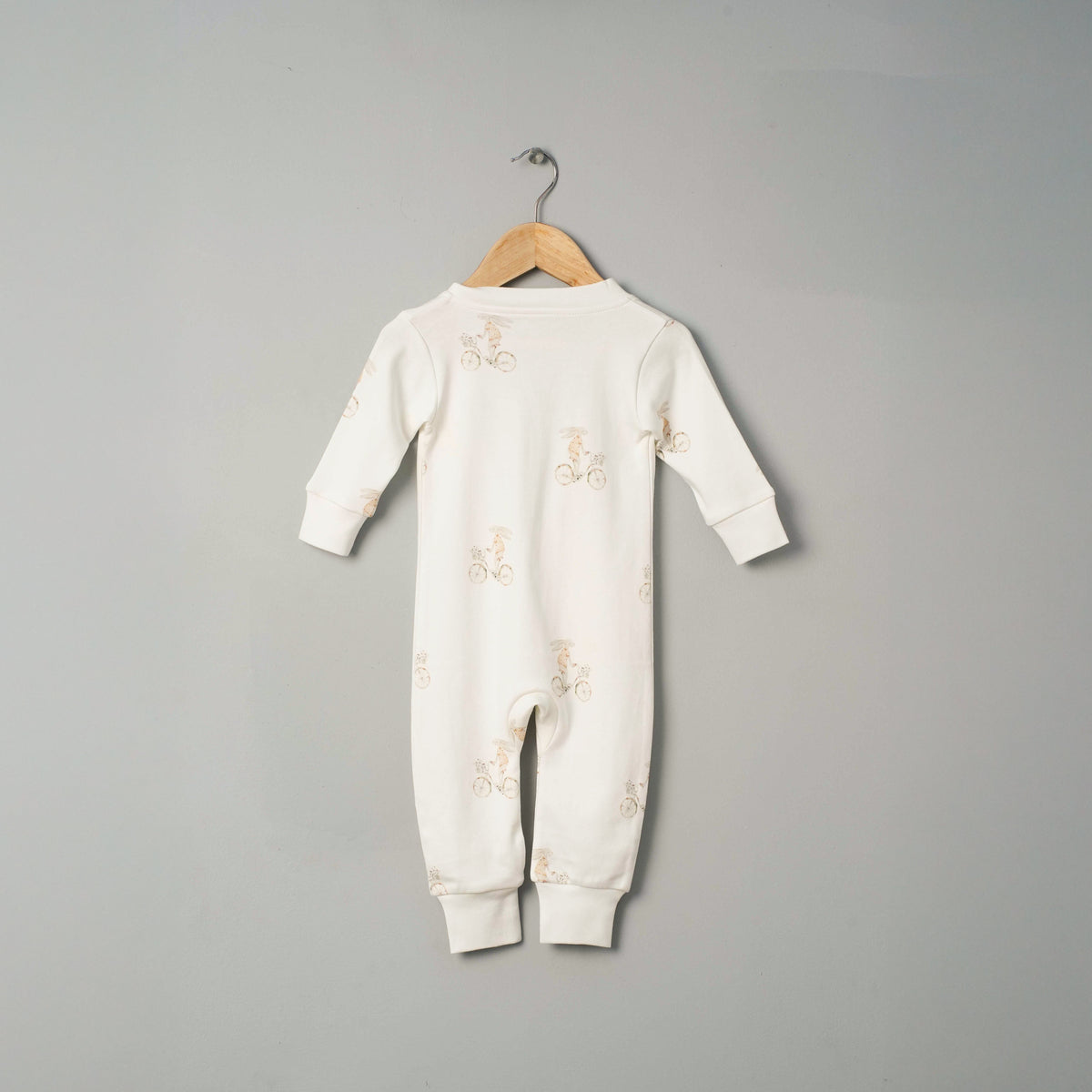 Organic Cotton Classic Romper - Bunny Bloom