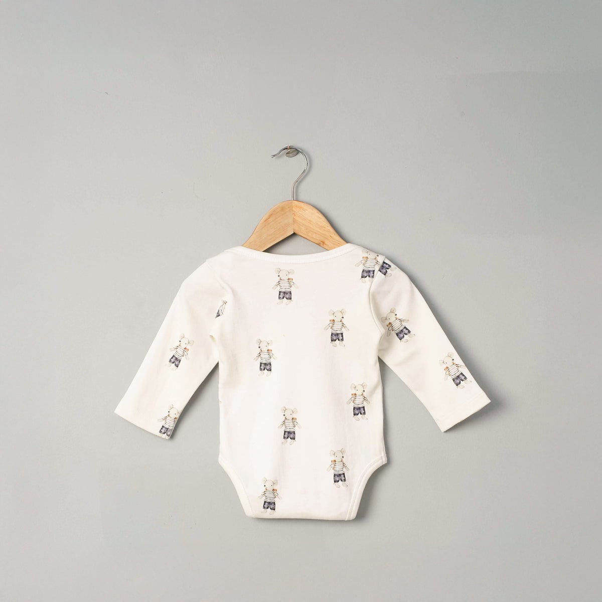Organic Cotton Long Sleeve Bodysuit - Ratatouille
