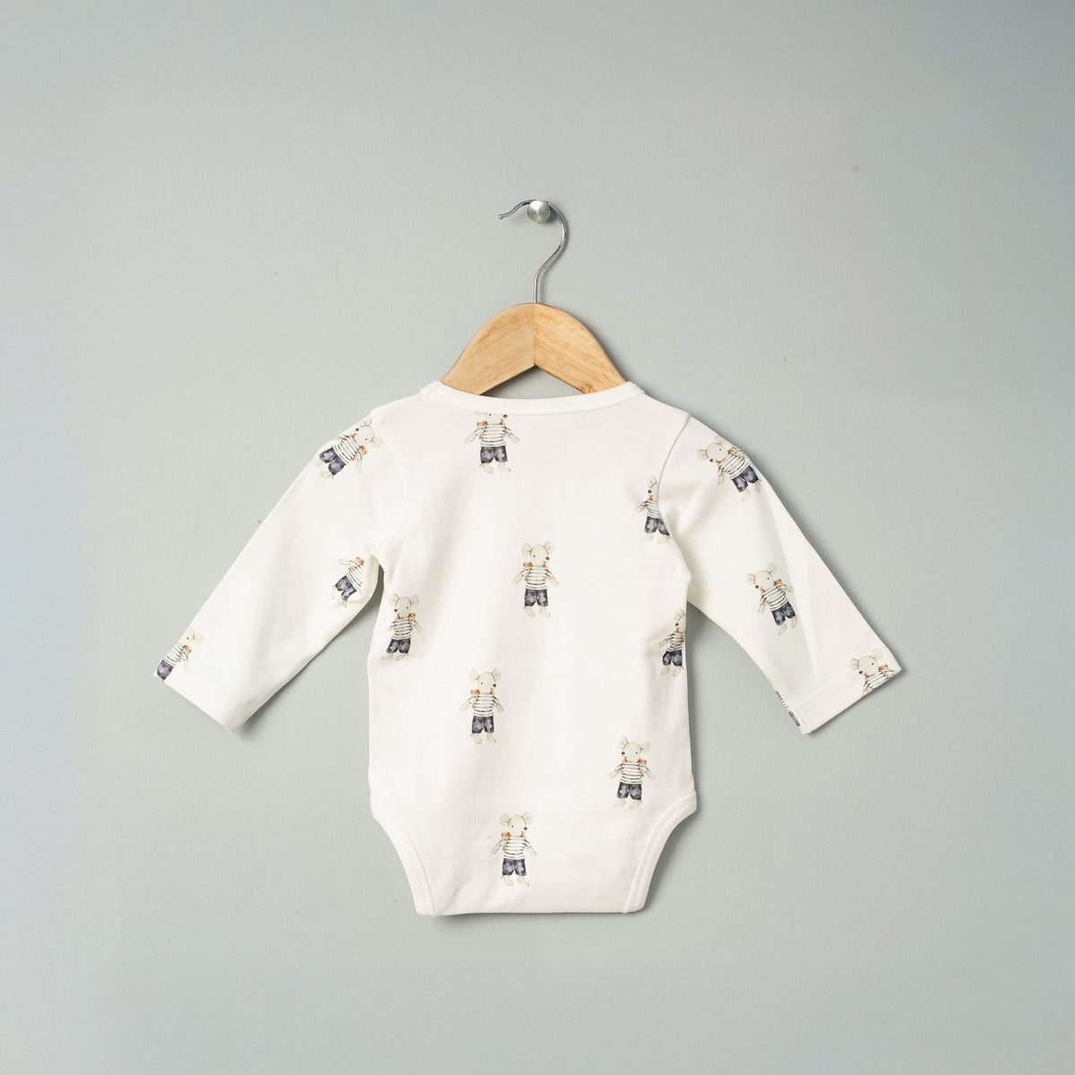 Organic Cotton Kimono Romper - Ratatouille