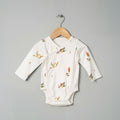 Organic Cotton Kimono Romper - Nature's Melody