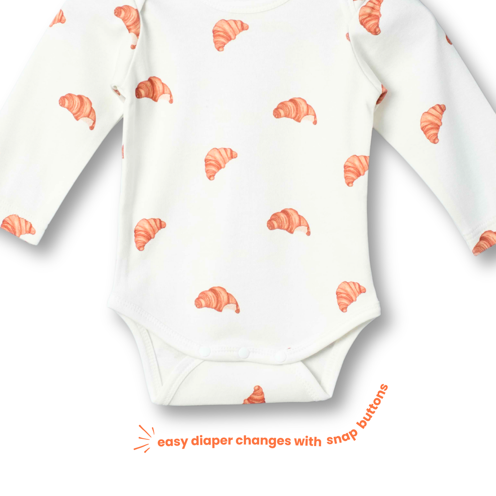Organic Cotton Long Sleeve Bodysuit (Pack of 2)