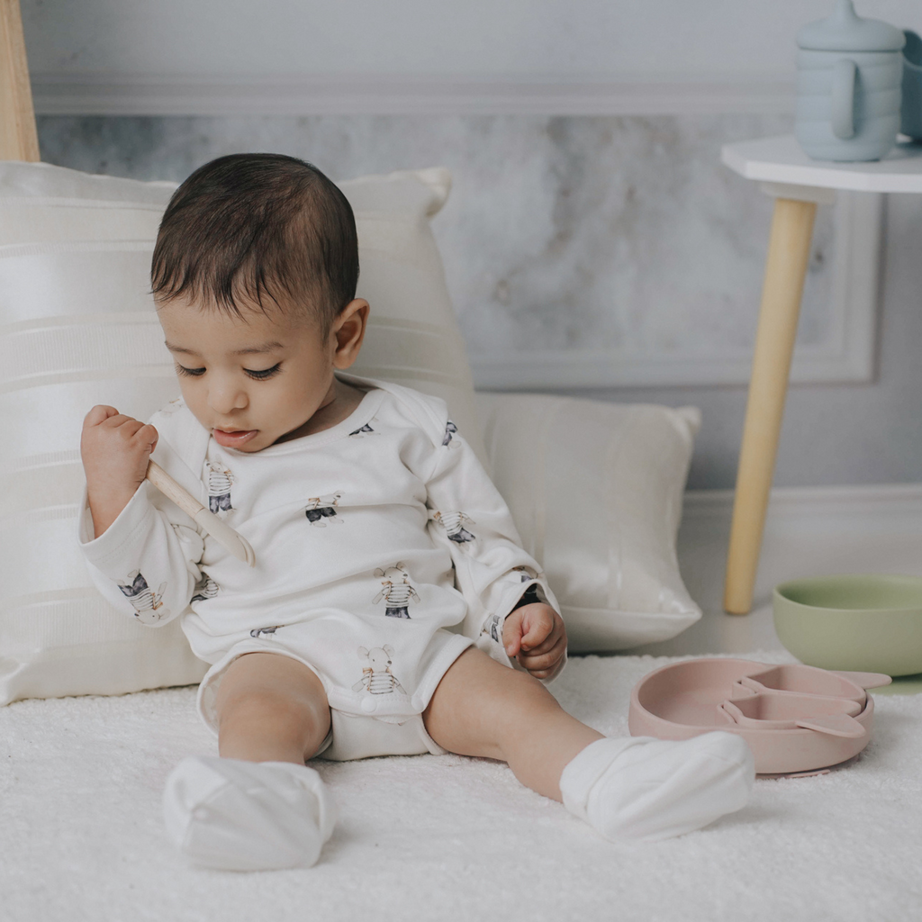 Organic Cotton Long Sleeve Bodysuit (Pack of 2)